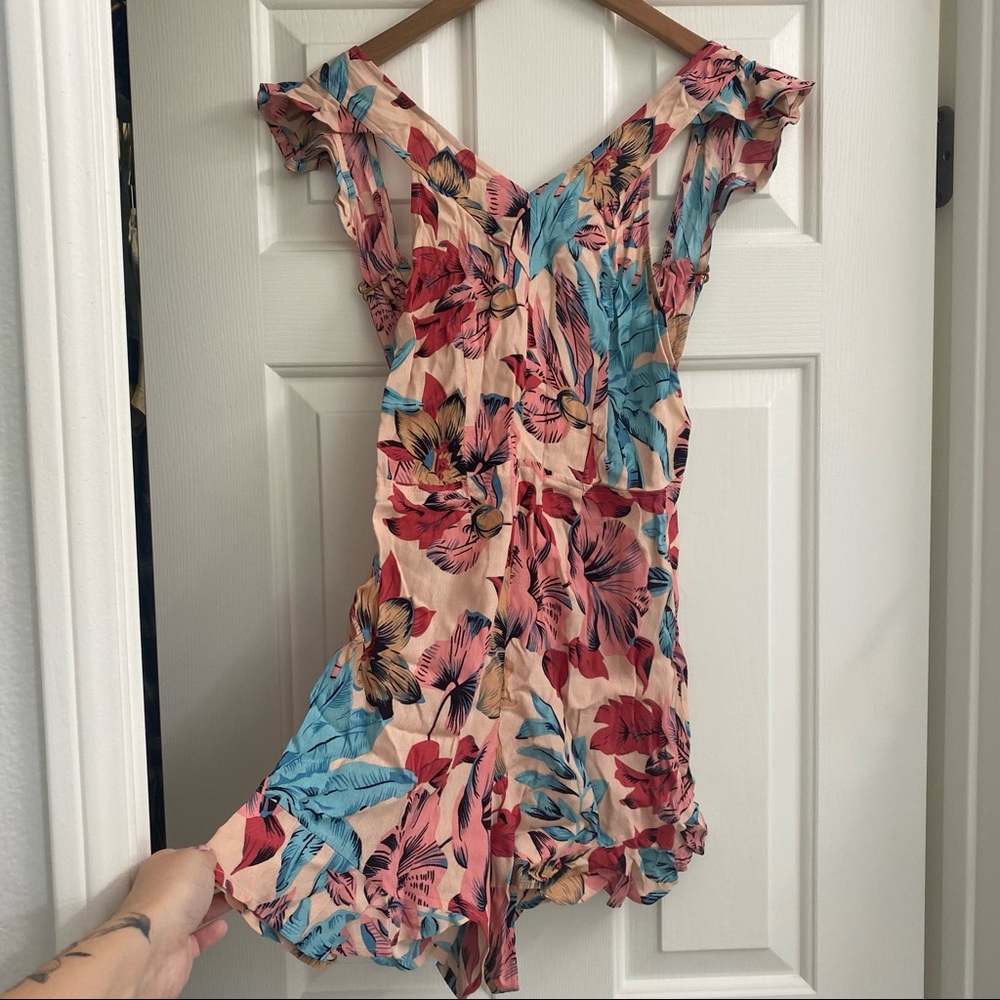 For Love and Lemons Floral Romper